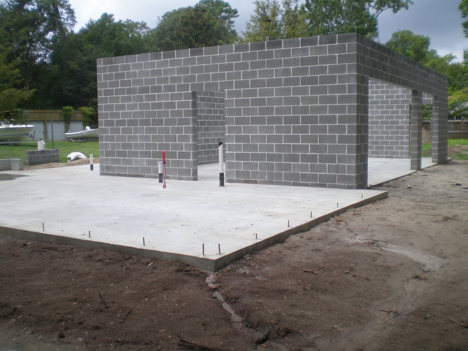 Charleston Modern Progress ) Concrete Cinderblock up!