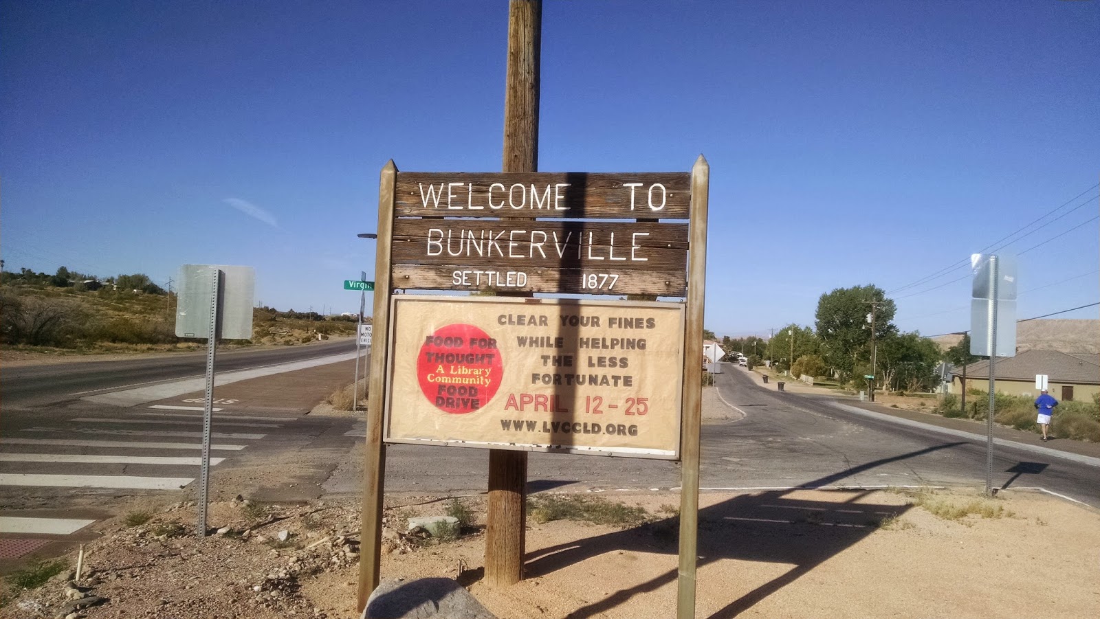 Running on Eddie Mesquite Nevada Monday Morning Run