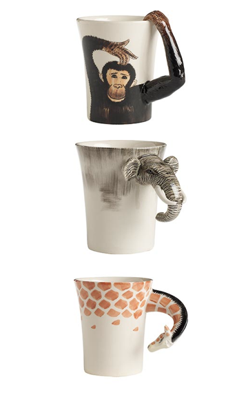 ไอเดียแก้วน้ำ "Wild Animal Mugs" สุดแสนจะน่ารัก จาก ไอเดีย.com