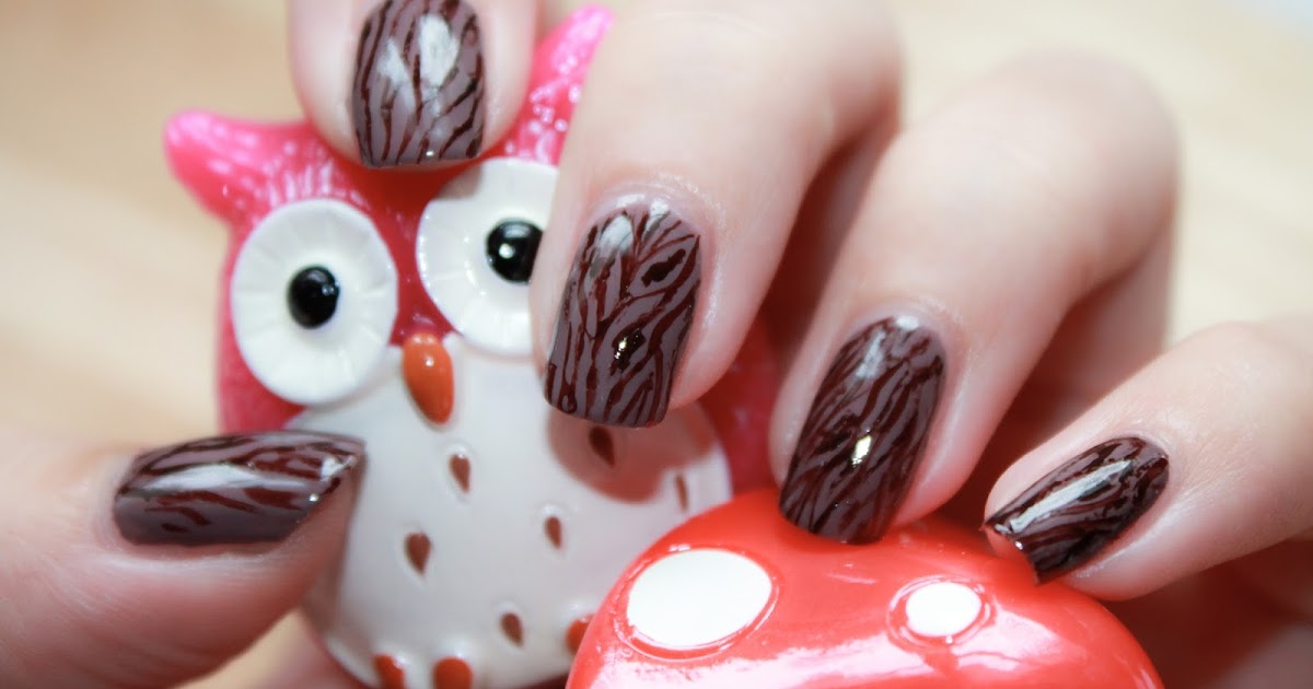 diamant sur l'ongle ↂ Nailstorming des ongles en bois