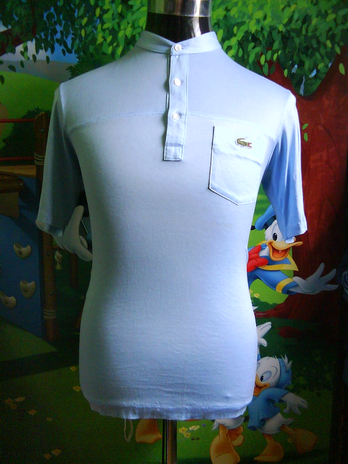 EnjOytAblE COllEctIOn Vintage Lacoste kain sambung t shirt