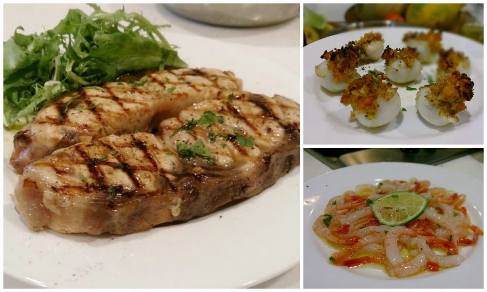 義大利菜食譜：西西里海鮮沙拉、鑲餡花枝、油浸生蝦