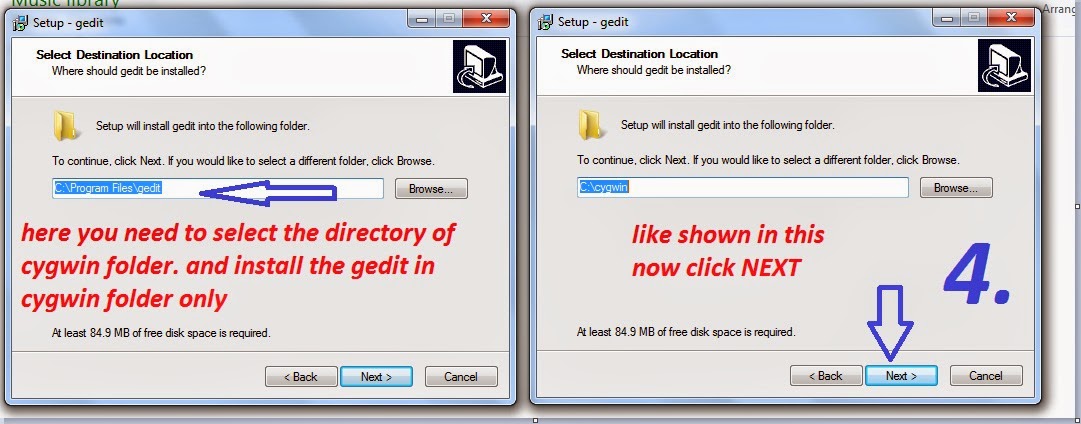 cygwin gedit cygwin gedit