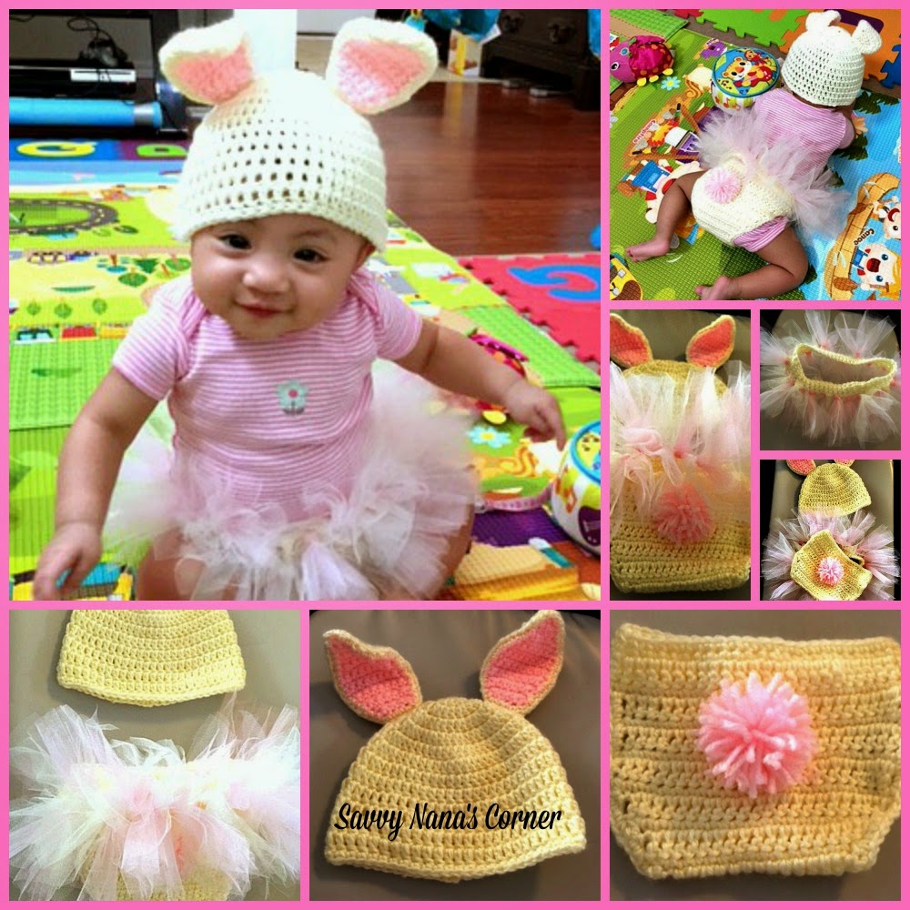 Bunny Hat & Diaper Cover