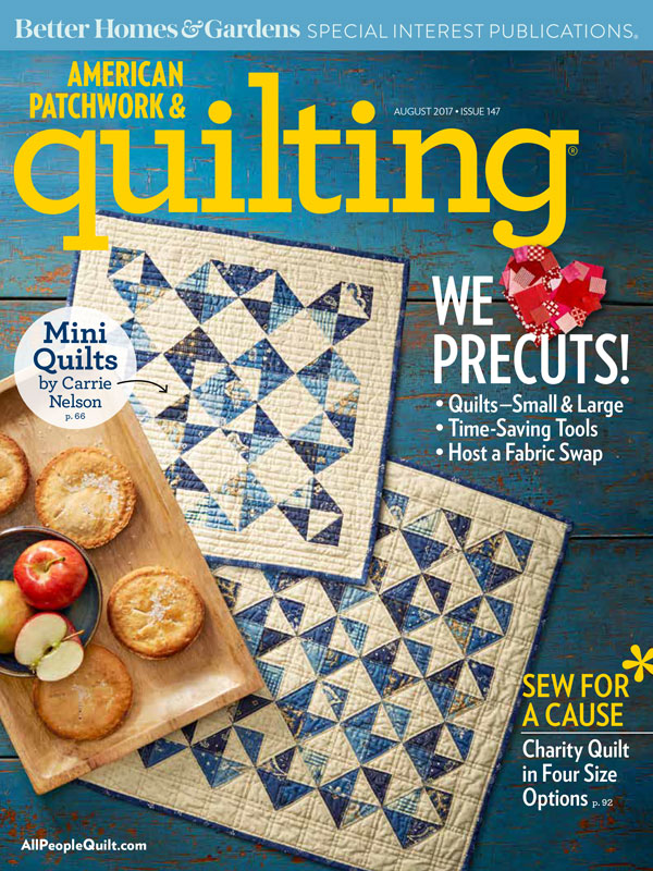 A Bright Corner Breezy Quilt in American Patchwork & Quilting Magazine