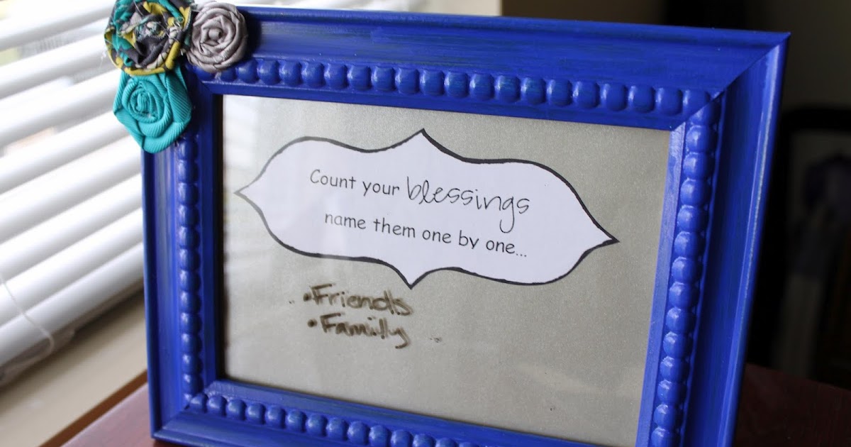Hello Caridy Dry Erase Picture Frame Project/Tutorial!