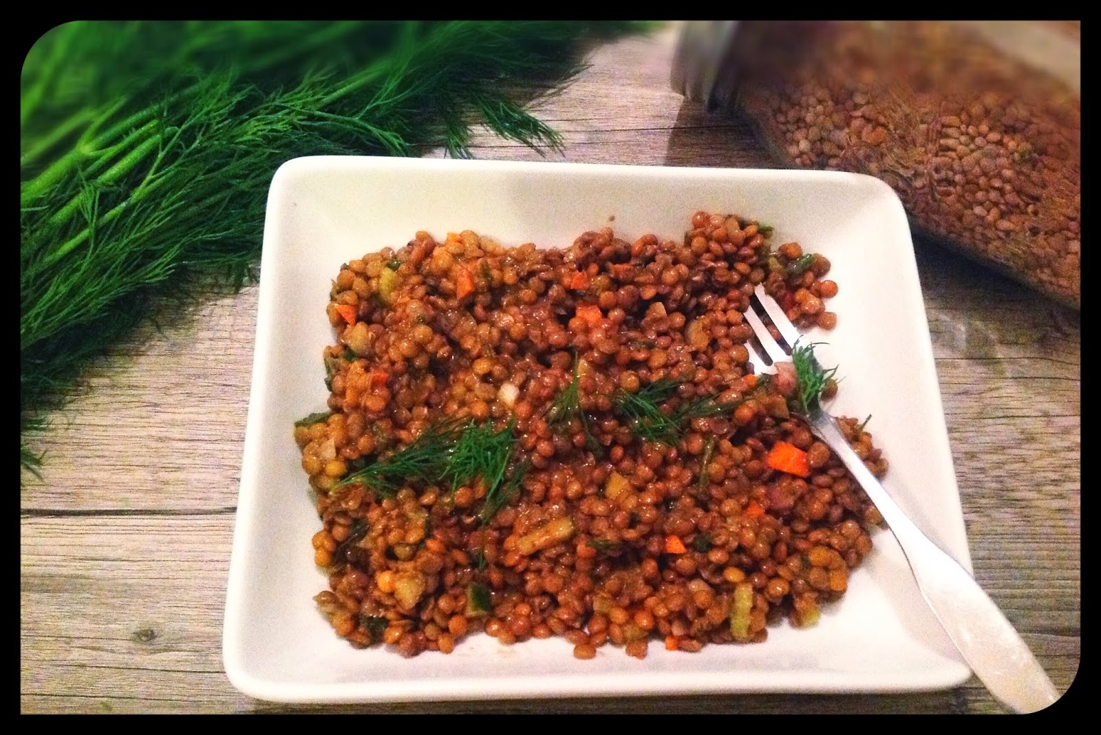Sarah's Plantry Raid Vegan French Lentil Salad