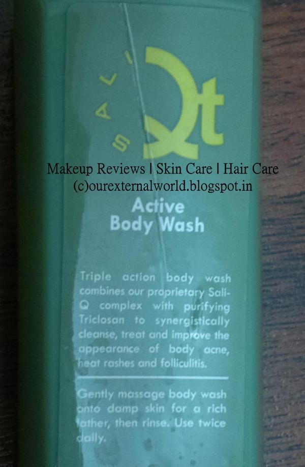 SaliQt Active Body Wash for Body Acne, Rashes and Folliculitis Review