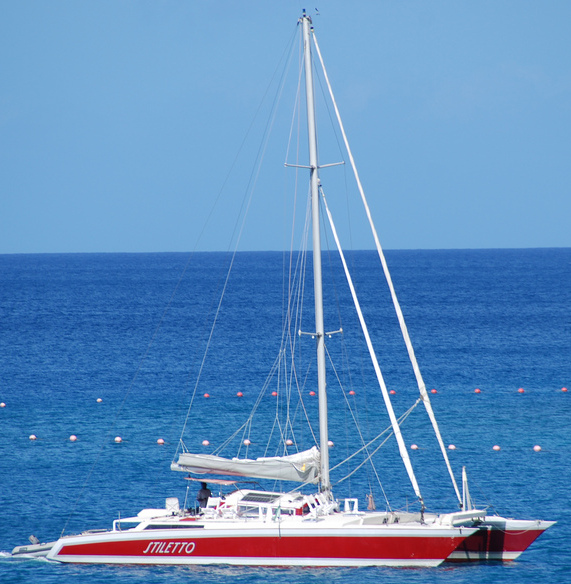 Lexicolatry Catamaran Two Hull Back