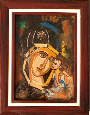 Maica Domnului cu pruncul (portret)