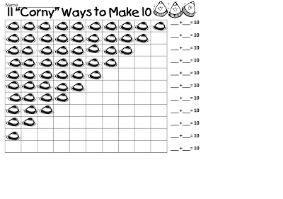 First Grade Wow: "Building" 10