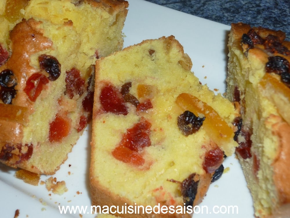 Vivement Noël: Cake aux fruits confits