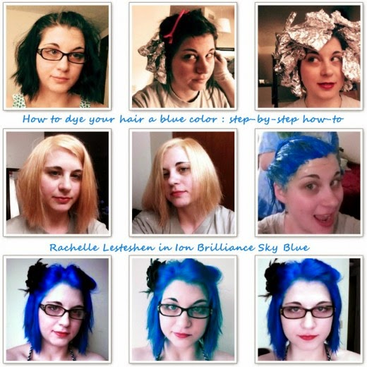 Julie Ann Brady Blog On How to Dye your Hair Blue Ion Brilliance