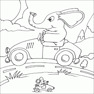 Mewarnai Gajah - MARIOATHA BLOG