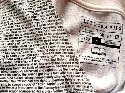 gatsby t-shirt lettering