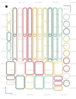 By Ness: Free Printables - Labels