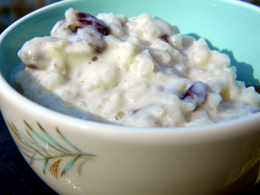 you know what you oughta do.... easy and creamy rice pudding