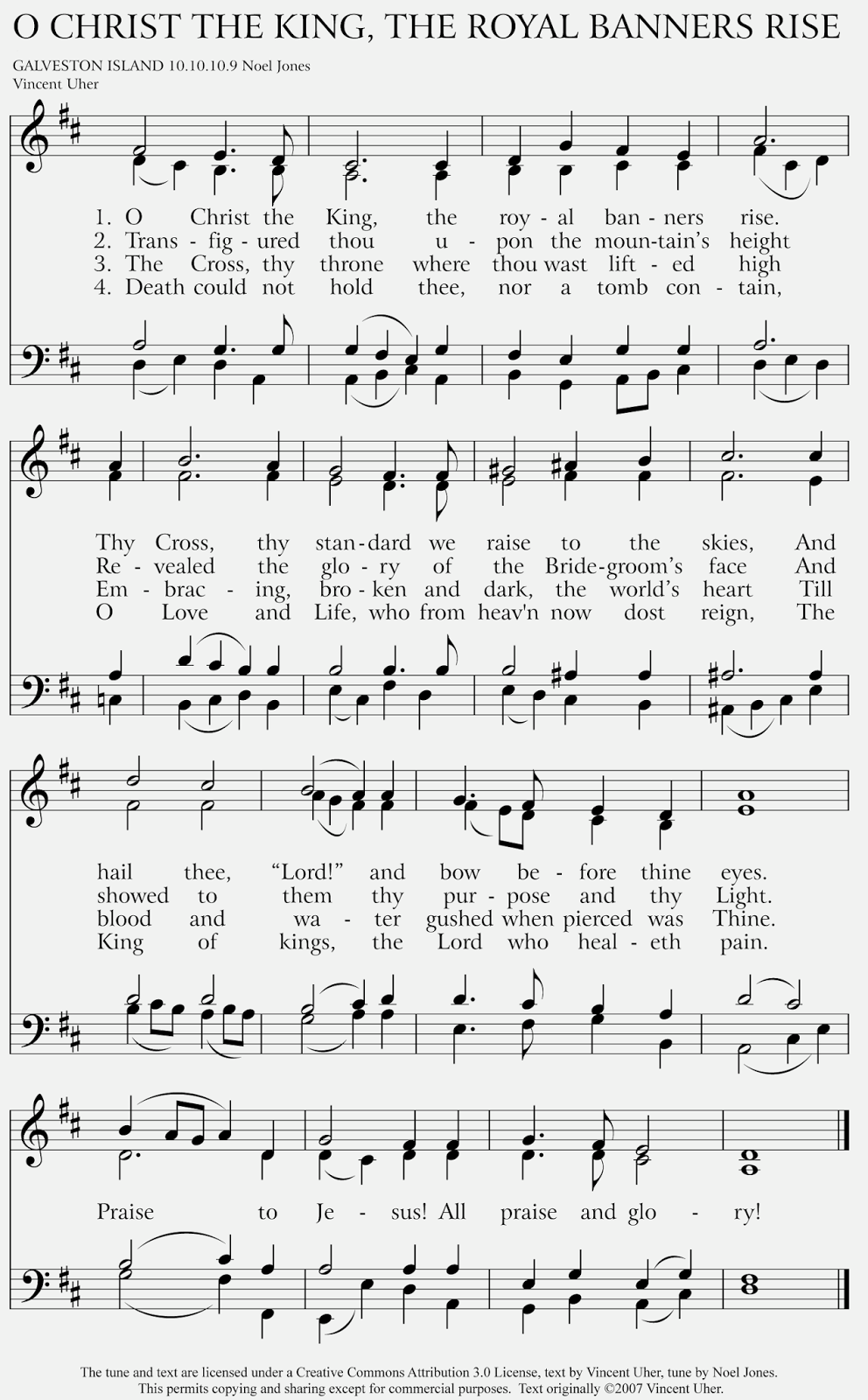 Tonus Peregrinus Uher Hymn "O Christ the King"