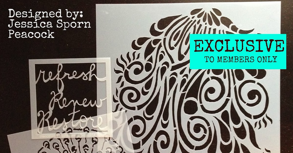 StencilGirl Talk StencilGirl January 2014 Reveal