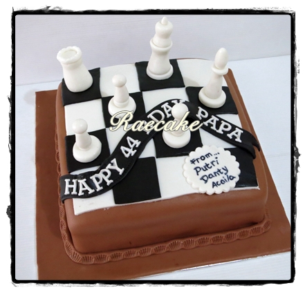 Chess Cake For Papa Kue Ulang Tahun Birthday Cake Cupcake Cake