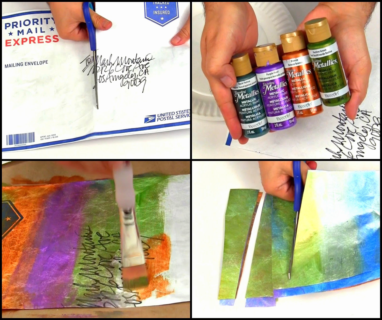 Mark Montano Beautiful Metallic Tyvek Beads DIY