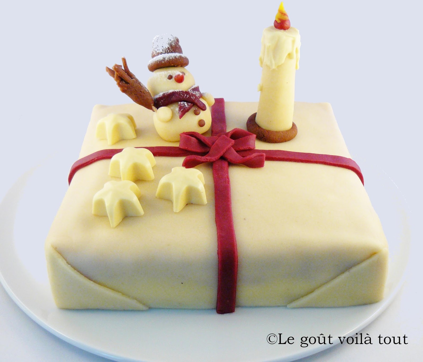 Gâteau "cadeau" coco framboise