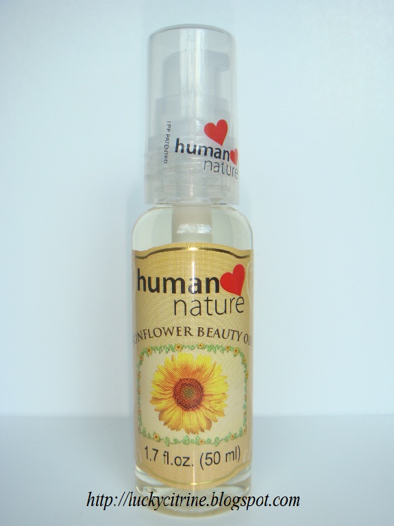 Lucky Citrine Human Nature Sunflower Beauty Oil