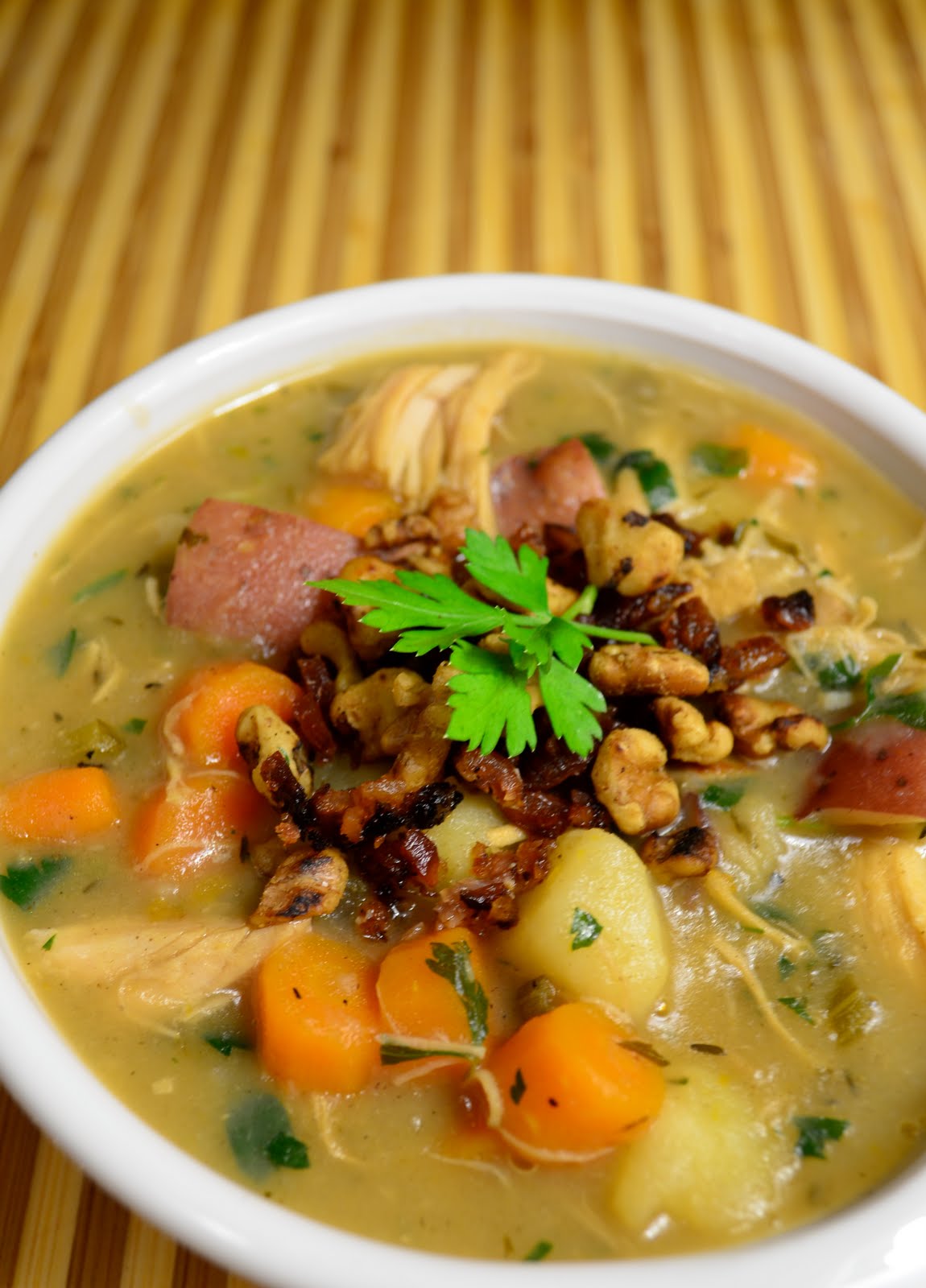 iron stef apple cider chicken stew