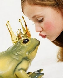 Kissing frog