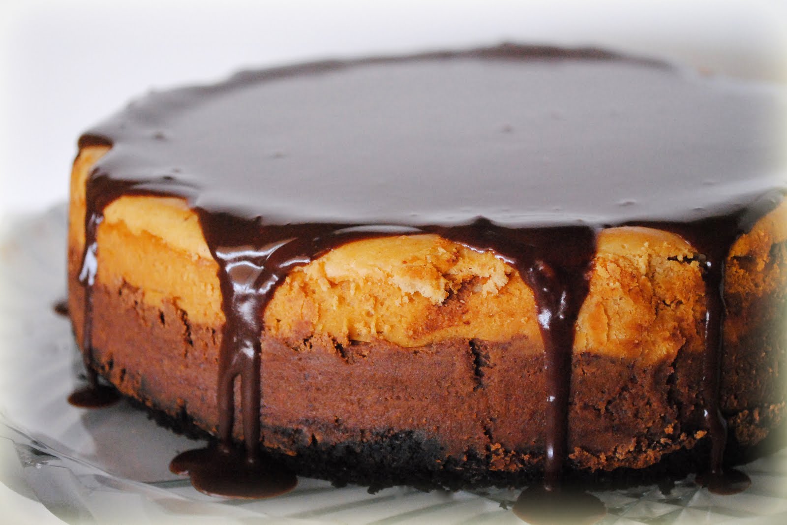 Delicious Dixie Chocolate Peanut Butter Cheesecake