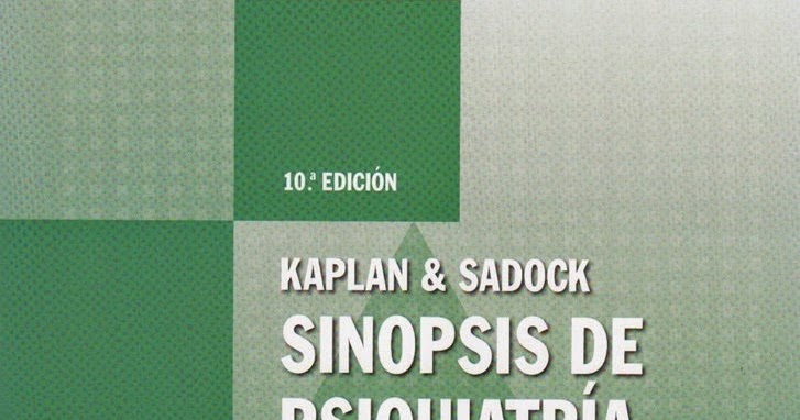 kaplan y sadock sinopsis de psiquiatria pdf gratis