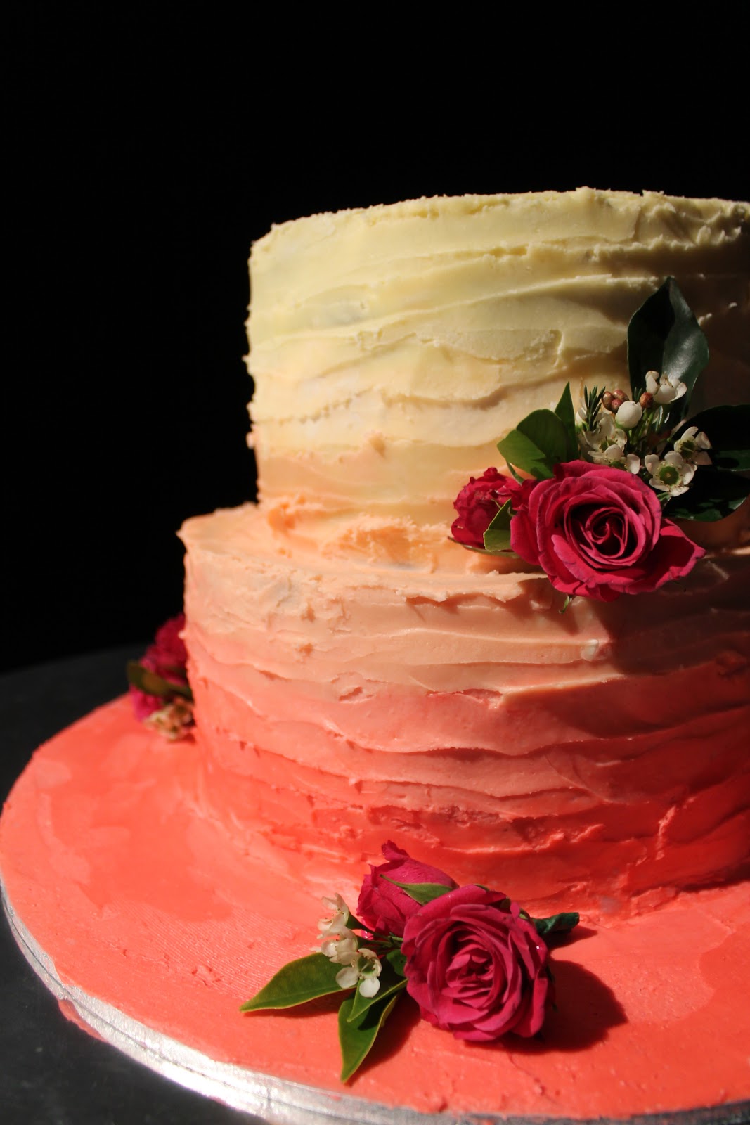 KayB's Cakes Ombre Wedding Cake Tutorial