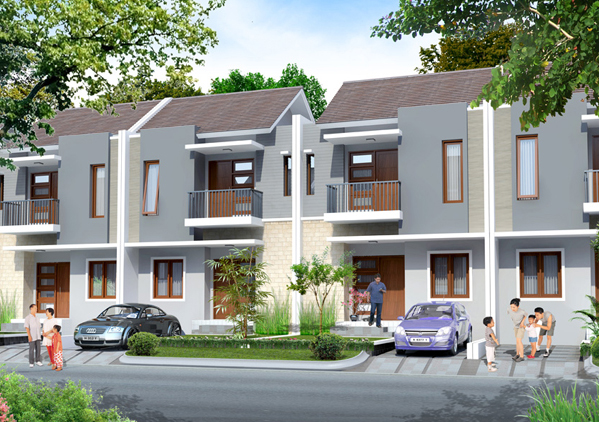 Desain Rumah Minimalis - Type Kecil 2 Lt - New Depot Bangunan