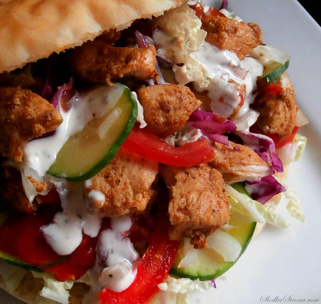 Domowy Kebab (Kebab z Kurczaka) - Przepis - Słodka Strona
