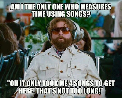 the only one who measures time using songs, guy from hangover, hangover movie meme