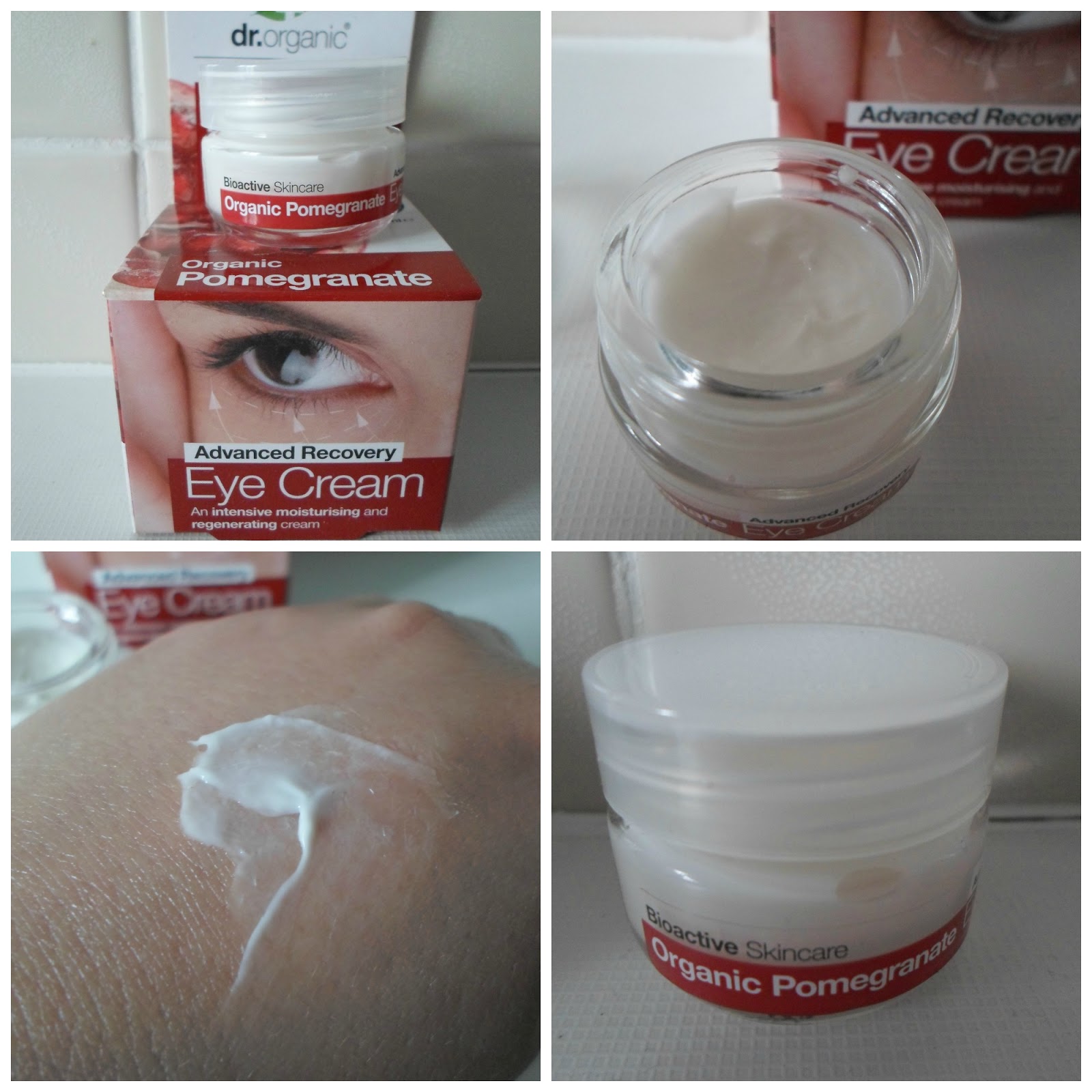Review Dr Organic Pomegranate Eye Cream Sugarpuffish