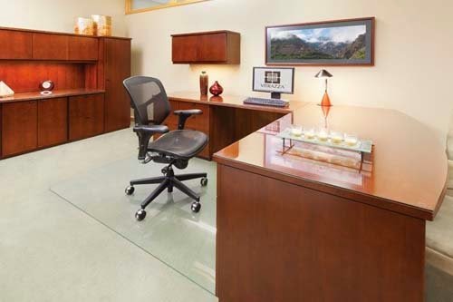 Glass Chair Mat For Home And Office By Vitrazza