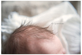 closeup of baby hair