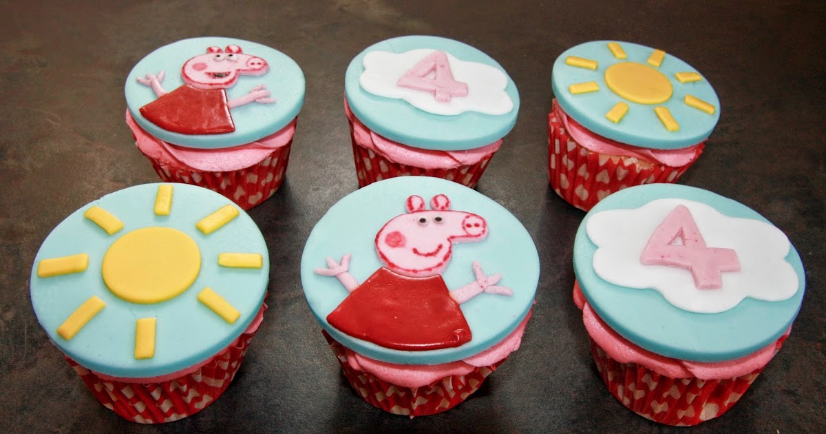 The Cake Trail Peppa Pig cupcakes