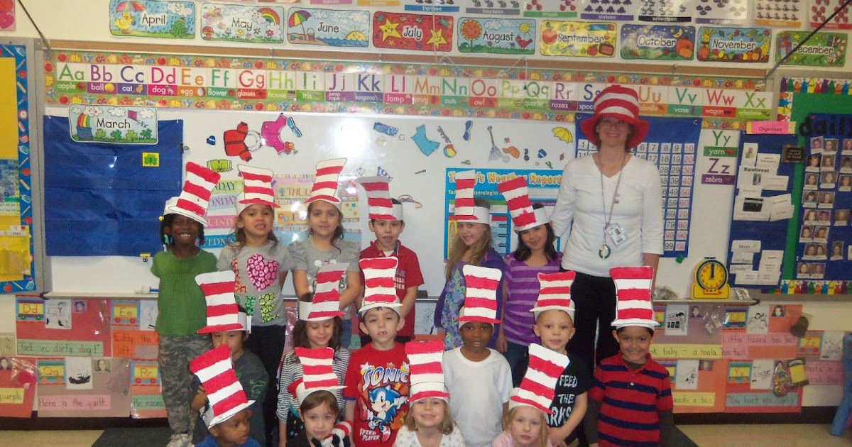 Mrs. Wood's Kindergarten Class Dr. Seuss Cat in the Hat Day and Fox in