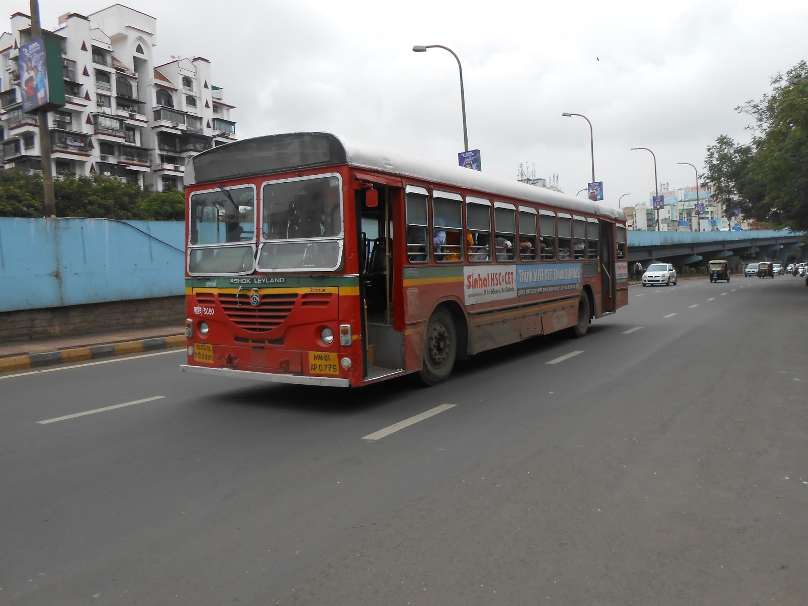India's Transportation BEST's Ashok Leyland CNG bus and Ashok Leyland