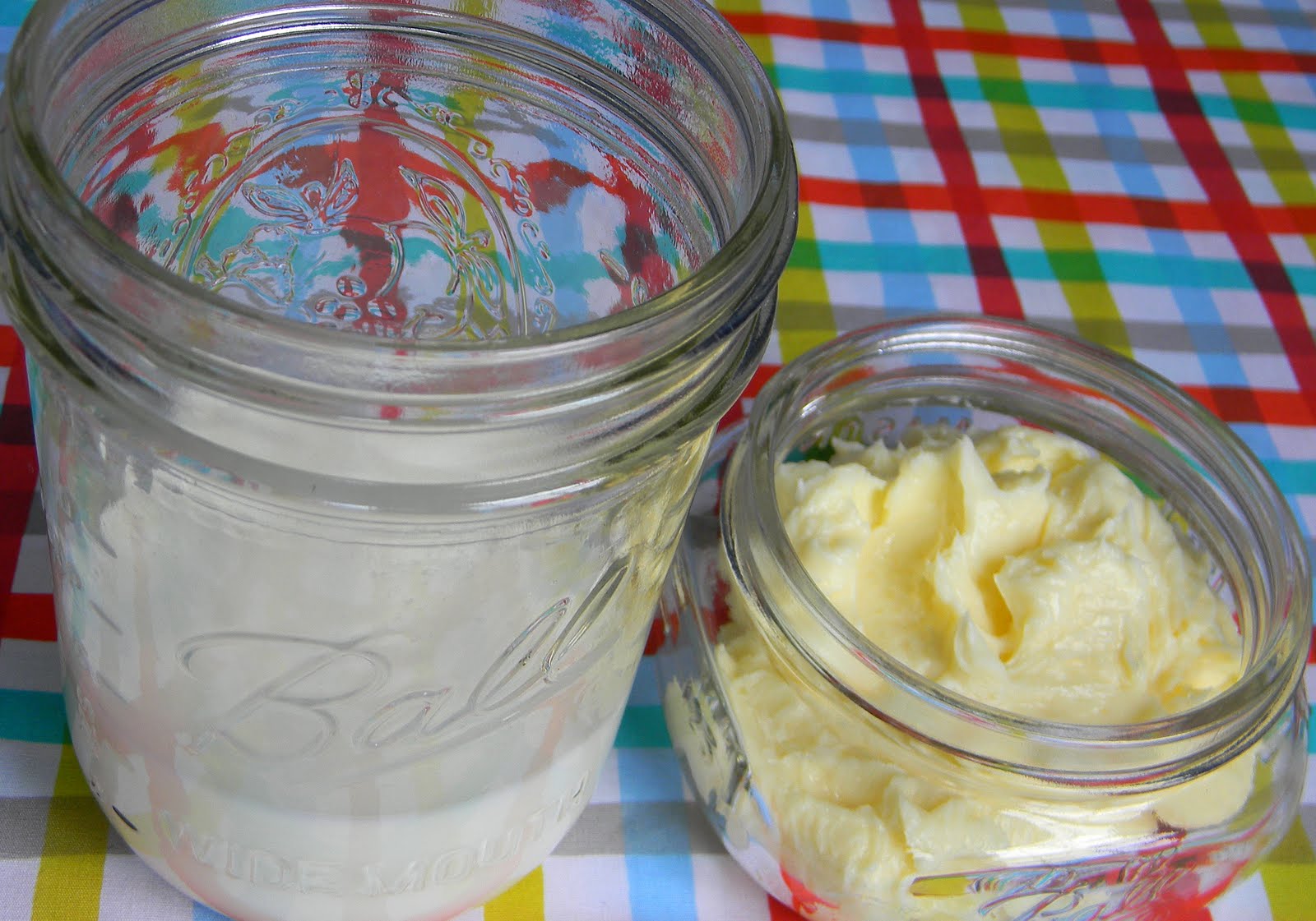 How to make butter in a canning jar