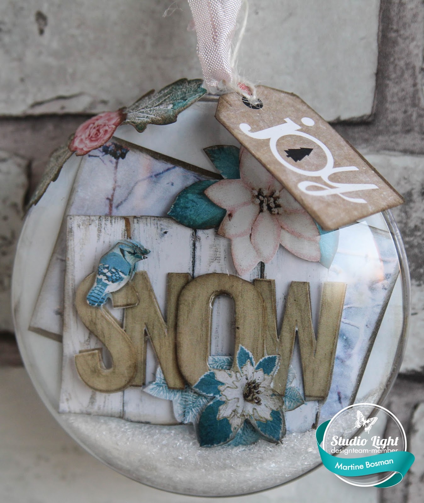 Studio Light kerst bal Studio Light kerst bal