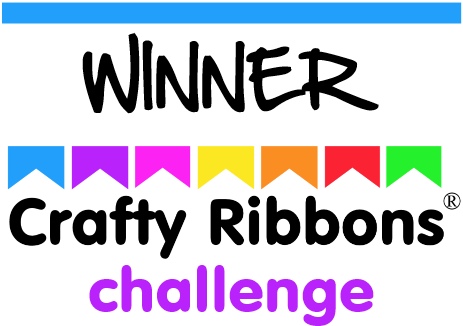Winner at Crafty Ribbons Challenge