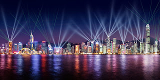 HK Skyline with Symphony of Light