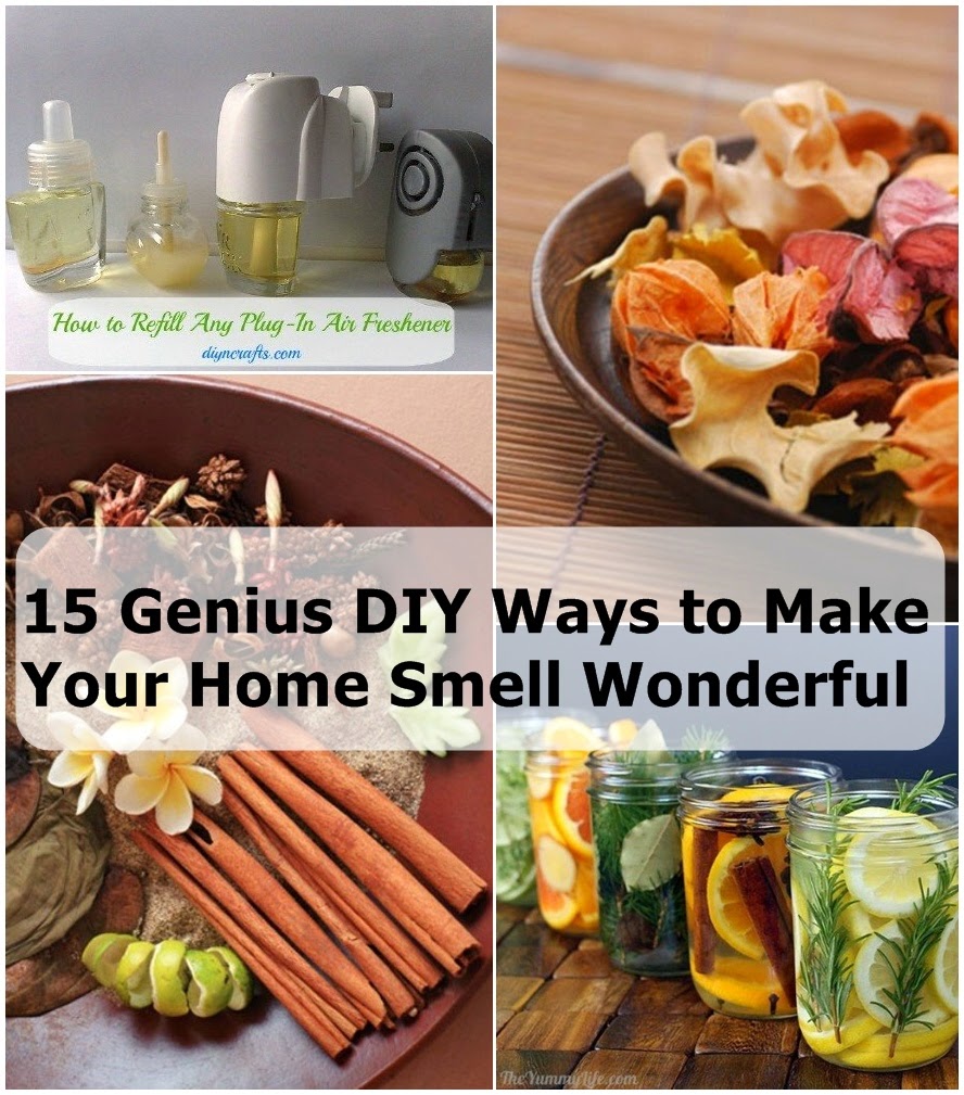 15 Genius DIY Ways to Make Your Home Smell Wonderful DIY Craft Projects