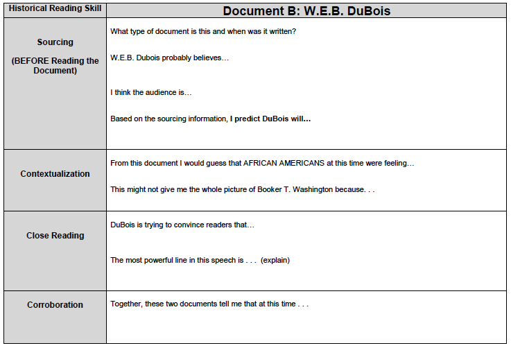 essay on booker t washington and web dubois essay on booker t washington and web dubois
