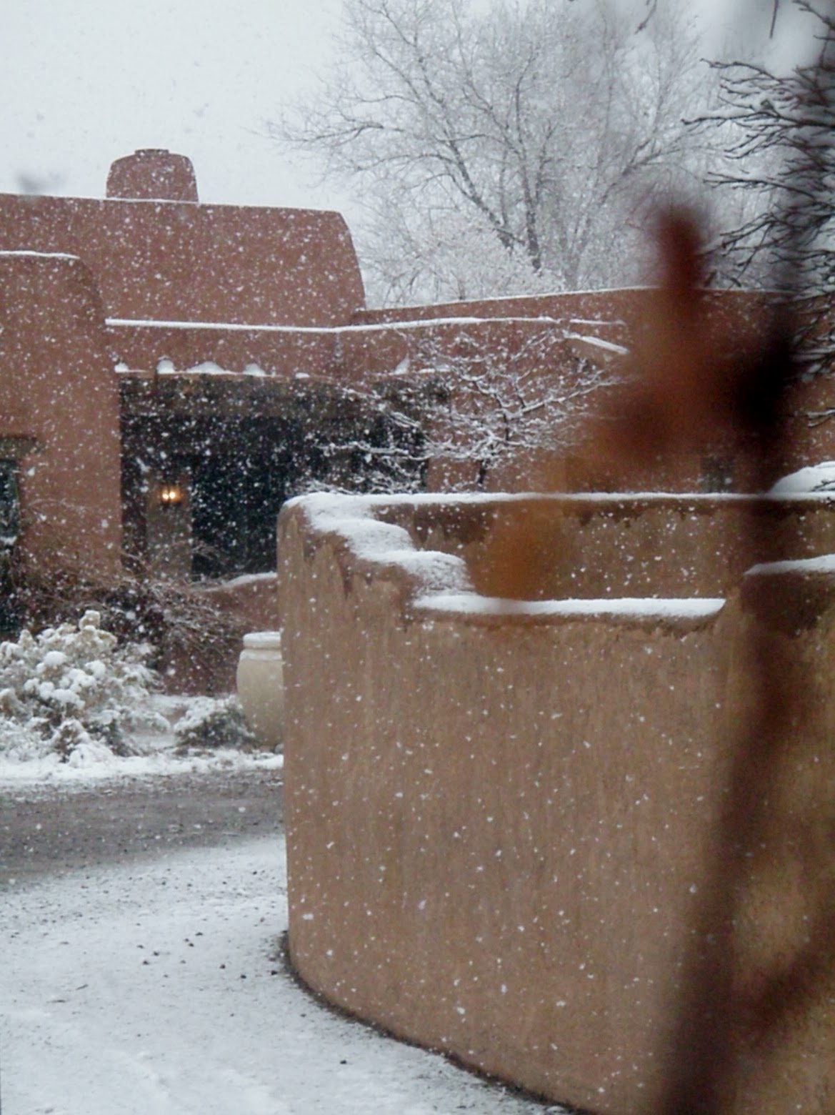 Cabin & Cottage, etc. It's Snowing in New Mexico!
