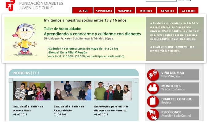 Recomendamos: Fundación Diabetes Juvenil Chile Recomendamos: Fundación Diabetes Juvenil Chile