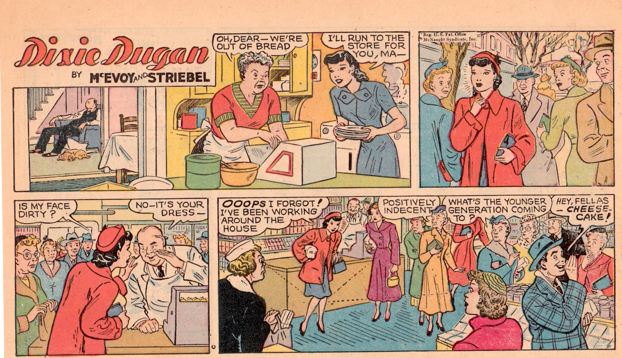 My virginity was special Dixie dugan comic strip